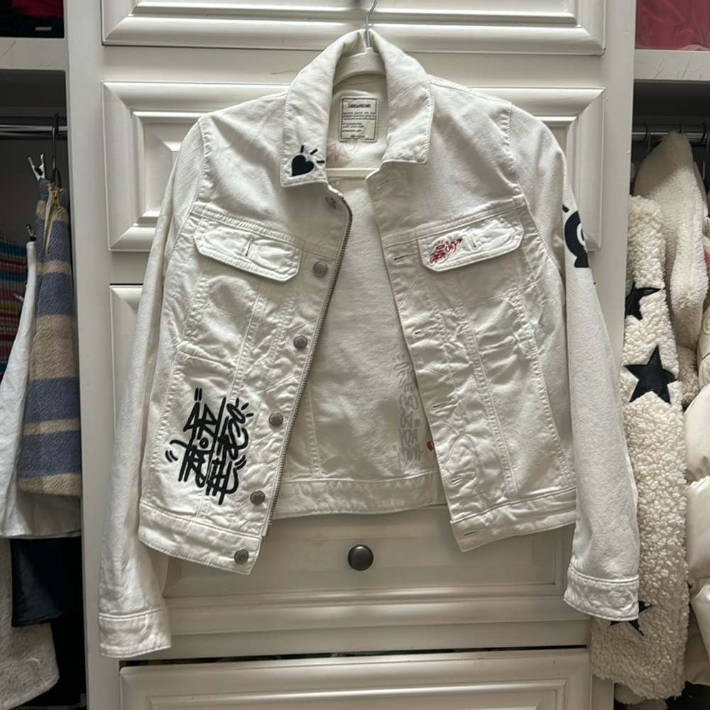 Zadig & Voltaire white Jean jacket